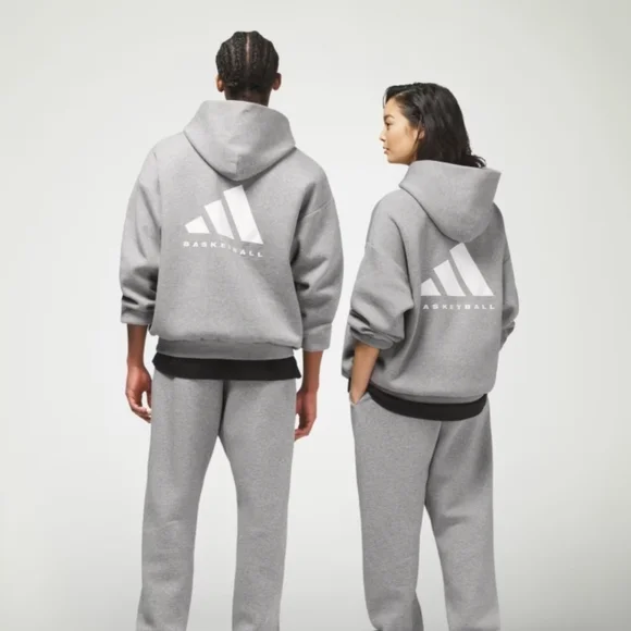 NWT ADIDAS Basketball Sweatshirt - Picture 3 of 5